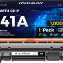 141A Toner Cartridge 1-Black with chip High Yield Replacement for HP 141A W1410A 141X W1410X Toner Compatible for HP Laserjet Pro M110w MFP M140w M139 Printer Ink M110we M140we M139we Laser All-in-One