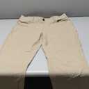 Women's Stretch Golf Pant - 7/8 Ankle Work Travel Teacher Casual Business Sweatpants with Belt Loops Zip Pockets UPF50, Size L