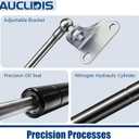 2 x 15 Inch 35lb/156N Gas Strut Shock Spring Lift Support for RV Camper Bed Storage Cover Door Tool Box Toy Lid Basement Boat Hatch TV Cabinet Replacement Parts, Set of 2 by AUCLIDIS