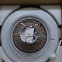 24" Bladeless Ceiling Fan with RGB Light and Remote,Smart LED Ceiling Fans with Alexa/Google Assistant/Tuya APP Control,Low Profile Ceiling Fan with Dimmable Light for Kids Bedroom Living Room (White-BNS-1219)