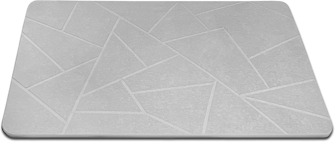 Stone Bath Mat (24 x 16): Quick-Drying, Non-Slip Natural Stone Bathroom Mat for Shower & Bath – Fast Absorption, Minimalist Look, Easy to Clean, Durable Design – for Spa-Like Comfort`
