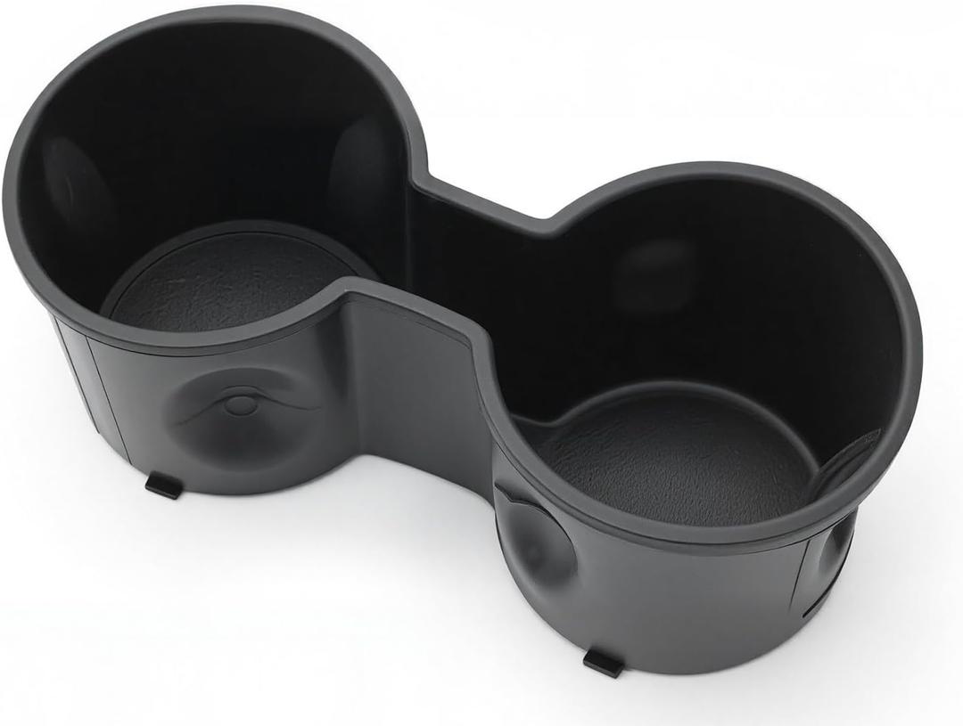 Cup Holder Fits for Chevy GMC Yukon Denali Tahoe Sierra Silverado Suburban Models 2015-2020, 22946576 Front Row Center Console Beverage Drink Insert