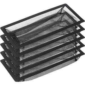 Floor Register Cover TrapFloor Air Vent Cover Screen for Home Air Vent Filters 5-Pack Floor Vent Mesh Filters Net Trap (4 x 10 Inch)