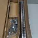 Thyle 4 Pack 36''Wire Shelving Poles, Rack Posts Replacement, Silver