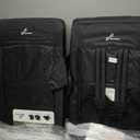 Sportneer Stadium Seats with Back Support: 2.5'' Thick Comfy Cushion 6 Adjustable Angle Bleacher Seat with Armrest - 2 Large Pockets, 2 Cup Holders Stadium Chair for Sport Events Concerts Parks (Black, 2 Pack)