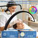 28" Half Moon Light with Wheels&Phone Holder&4X Magnifier