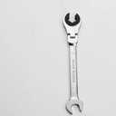 FLZOSPER 15mm Metric Flex-Head Gear Wrench, Ratcheting Fix Combination Spanner