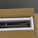 Kitsure Bread Box - Wooden Bread Box for Kitchen Countertop, Large Capacity Kitchen Countertop Organizer, Stylish Bread Storage with Window, Multi-functional Container, Black, 15.0"x8.3"x9.1" (1T)