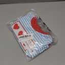 Sasaerucure Infant Newborn Baby boy Valentines day Outfit Heart Embroidery Striped Long Sleeve Romper Jumpsuit (0-3 Months, Blue)