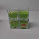 Candle 2.5Oz Glass 4Pcs W/Melon