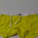 TONLEN Mens Swimwear Short Swim Trunks with Zipper Pocket (Medium, Yellow #2)