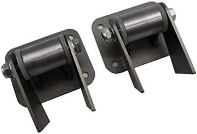 6 PCS/SET SHLPDFM Silver Motor Mounts LS Engine Motor Mounts (LS Conversion Swap) Universal Compatible with Chevrolet LS1, LS2, LS3, LS6, LS Engines