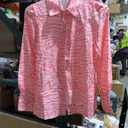 Long Sleeve Zebra Pattern Shirt, S 