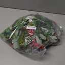 4 Pcs Christmas Lambs Ear Candle Rings 3 Inch Artificial Lambs Ear Wreaths with Red Berries Mini Xmas Wreaths Candle Ring Holder for Christmas Decorations Table Front Door Indoor Centerpiece