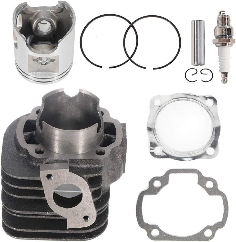 ECCPP New Cylinder Piston Ring Gasket for 2001-2006 for Polaris 90 Sportsman 90cc Compatible fit for Cylinder Piston Gasket Top End Kit 4J2-11111-00-00