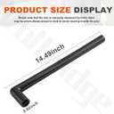 2 Pcs 4A1551-03 Rubber Hose (C) Compatible with Hoshi-zaki Ice Machine Distributor to Spray Tube, Fits Hoshi-zaki KM Series, KM-280MAF, KM-280MAH, KM-280MWF, KM-280MWH and more