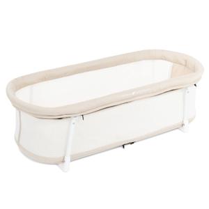 Baby Delight Snuggle Nest Bassinet, Portable Baby Bed, for Infants 0 5 Months, Organic Oat