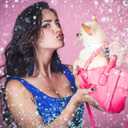 Fake Snow Artificial Snowflakes Glitter Snow Winter Twinkles Snow Decoration Plastic Sparkling Snow Confetti Fake Snow Powder for Winter Village Party DIY Craft (Colorful, 34 Ounce)