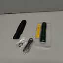 J81G Tactical Rechargeable Flashlight with Holster, 1300 Lumen Super Bright IP68 Waterproof Dual Button Flashlight for Tactical Games Outdoor