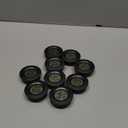 10-Pack Mini Thermometer Hygrometer, Small Digital Electronic Temperature Humidity Meters Gauge Indoor LCD Display for Greenhouse, Garden, Cellar, Fridge, Mason Jar