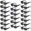 Black Party Sunglasses, Pack Of 20