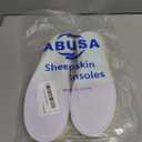 Sheepskin Insoles Women's Premium Think Wool Fur Fleece Inserts Cozy & Fluffy 7 1 Pack