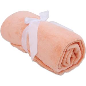 Threadart Super Soft Ultra Plush Fleece Throw Blankets 50"x60" | Fuzzy Soft Cozy Microfiber | Coral