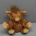 Heatable Coolable Highland Cow Stuffed Animals Plushie, Microwavable Heating Pad for Period Cramps & Pain, Lavender Scented Cattle Plush Toys for Stress Relief, Highland Cow Gifts for Women