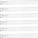 24 Inch Fluorescent Light Bulb F17T8/841 17 Watts, 2 Ft T8 17W Cool White 4100K Straight Linear Fluorescent Tube, G13 Medium Bi-Pin Base, 6 Pack