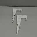 Plate Stand for Display, 6.5 Inch Picture Frame Holder Wooden, for Cook Book Decorative TableTop Art Easels Platter (White)