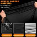 Favoto Motorcycle Cover Waterproof Outdoor - All Season Sun Protection with Lock-Holes Rain Snow Windproof Dustproof Universal Fit Motorbikes Vehicle Moped Cover, 96.5" x 41" x 50"