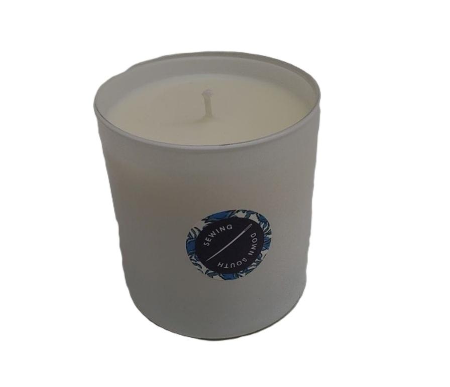 Sewing Down South, Hand Poured Soy Candle, Driftwood and Salt Air  9.0 OZ