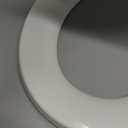 KOHLER K-7673-0 Cachet Quiet-Close Round-Front Toilet Seat, White, Slow Close, No Slam, Quick-Release Hinges, Easy Clean