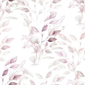 2 Pieces HeloHo Peel and Stick Wallpaper Light Pink Floral Leaf Wall Paper Self Adhesive Removable Waterproof Contact Paper for Bathroom Living Room Bedroom Decor 15.35" X 78.7"