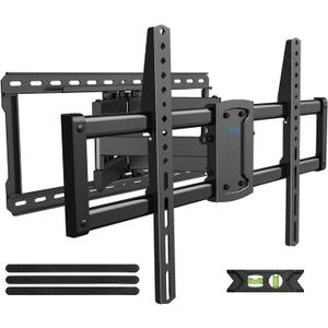 USX STAR 37-90 inch Heavy Duty Full Motion TV Wall Mount, Fits 24" Wood Studs, Wall Mount tv Bracket with Smooth Swivel, Tilt, Extension, Hold up to 150lbs, Max VESA 600x400 mm, Fit Most 75 85 90 TVS