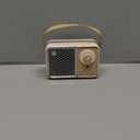 Dosmix Retro Bluetooth Speaker, Vintage Decor, Wireless Bluetooth Speakers, Cute Old Fashion Style for Kitchen Desk Bedroom Office Party Outdoor Kawaii Accessories (Beige)