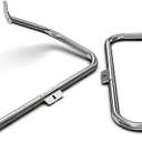 ECOTRIC Chrome Engine Guard Highway Crash Bar Compatible with 2000-2017 Harley Heritage Softail Fat Boy Springer FLST Replacement for HD49004-00