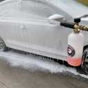Tool Daily Foam Cannon with 1/4 Inch Quick Connector, 1 Liter, 5 Pressure Washer Nozzle Tips