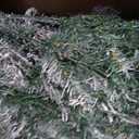 YITAHOME 6ft Prelit Snow Flocked Artificial Christmas Tree with Remote