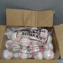 Seematn 24 Sets Inflatable Baseball Bats and Baseballs Set Includes 17 Inch Pow Inflatable Baseball Bats and 2.5 Inch Mini Foam Baseballs for Sports Party Favor Carnival Birthday (Candy Colors)