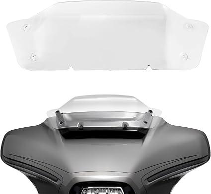 5" Windshield Windscreen Wind Splitter Compatible for Harley Davidson CVO Street Glide FLHXSE 2023-2024, Street Glide FLHX 2024-Later, Clear (Vertical 5", Horizontal 7")