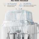 Bear Bottle Washer Pro, Baby Bottle Washer and Sterilizer and Dryer - All in One Machine for Bottles, Pump Parts & Baby Essentials with 90 Detergent Tablets - Effortless, Time-Saving