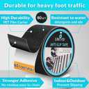 Lifegrip Anti Slip Tape, 4 Inch x 60 Foot Non-Slip Traction Grip Tape for Stairs, Waterproof Stair Treads Grip Non Slip, Non Skid Tape for Steps, Outdoor Black Grip Tape (4" X 60')