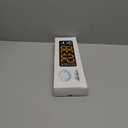 Digital Wall Clock, Digital Clock Large Display with Remote Control, Corded LED Alarm Clocks with Date, Week, Temp, Humidity, Auto DST, Countdown, for Living Room Bedroom Classroom Office (Blue)