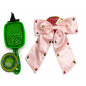 Carole hair bow and Wicked Brush
