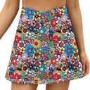 LouKeith Tennis Skirts for Women Pleated Crossover High Waisted Athletic Workout Golf Skorts Skirts with Shorts Pocket (M)