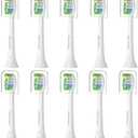 Pisonicleara Replacement Toothbrush Heads - Compatible with Philips Sonicare Electric Toothbrush (10 Pack), Refill.