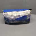 Cooling Side Sleeper Pillow for Neck and Shoulder Pain, Luxury Shredded Memory Foam Curved Bed Pillows for Sleeping Set of 1- Adjustable Queen Size- Washable Cover Crescent White