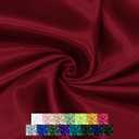 P Pothuiny 3 Yards x 55 Inch Wide Burgundy Satin Fabric by The Yard, Silky Charmeuse Satin Fabric for Bridal Wedding Dress Decor DIY Apparel Crafts