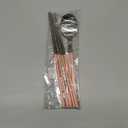 304 Stainless Steel durable Lightweight Korean-style Beautiful Cutlery Spoon and Chopsticks Set Scratch Resistant 2Pieces (Peach Pink+Peach Pink)